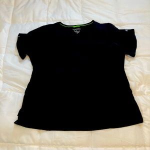 Never worn black scrub top.
